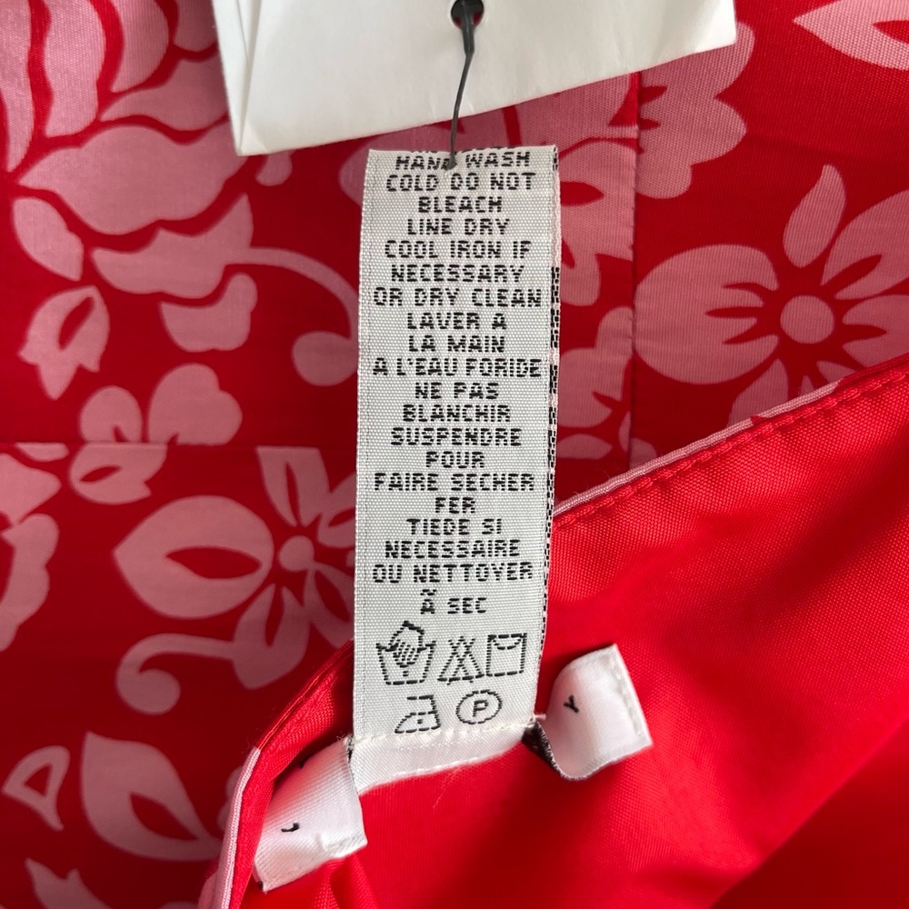 🍓Laundry Silk Floral Printed Halter Neck A-line Midi Dress, Size 4 - Picture 13 of 14